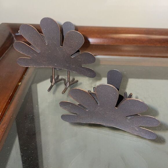 Metal Turkey Tealight Candle Holders - Picture 4 of 7